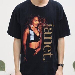Janet Jackson T-Shirt 2023 Tour Music Fan Concert Tee 92